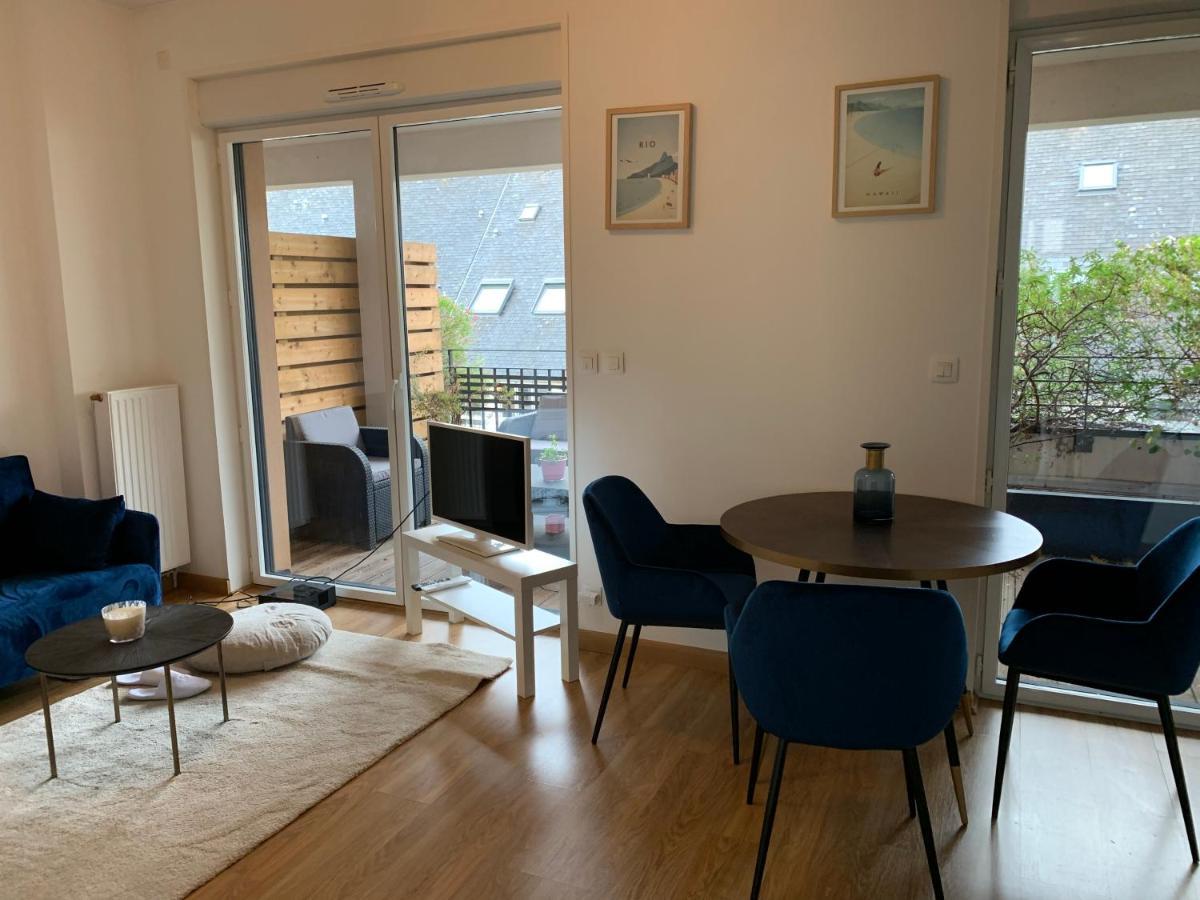 Appartement Centre Ville Avec Terrasse Et Parking Securise レンヌ エクステリア 写真